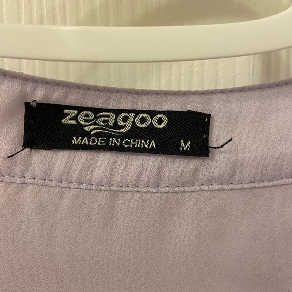 Blouse Zeagoo size M color purple - Picture 4 of 4